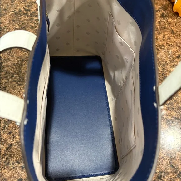 EUC Kate Spade white tote - Picture 5 of 16